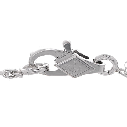 Van Cleef & Arpels 18K White Gold Turquoise Sweet Alhambra Butterfly Bracelet 4 of 8