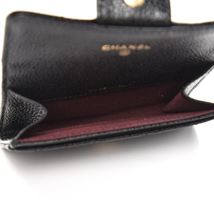 Chanel Caviar Quilted Flap Card Holder Black 5 of 8
