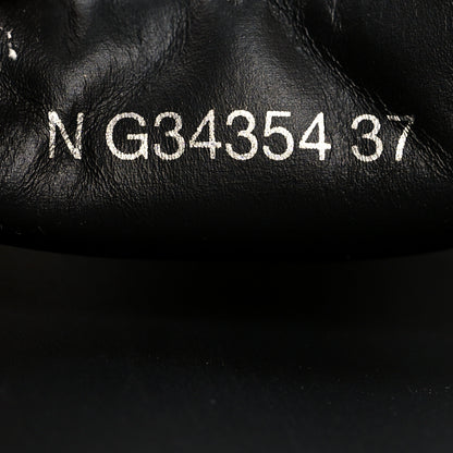 Chanel Lambskin Quilted CC Mules Sandals 37 Black 6 of 8