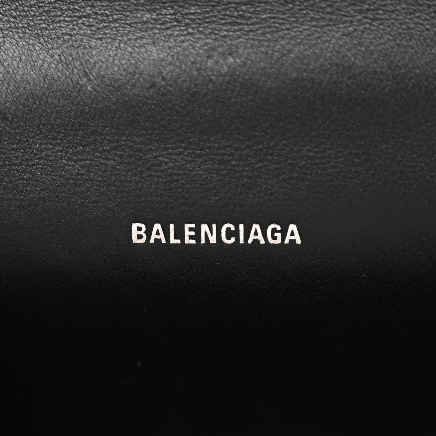 Strass Suede Hourglass Top Handle Bag XS Smoke Grey Crystal