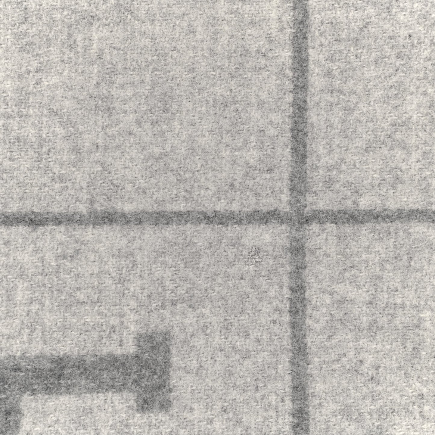 Wool Cashmere Avalon III Blanket Ecru Gris Clair