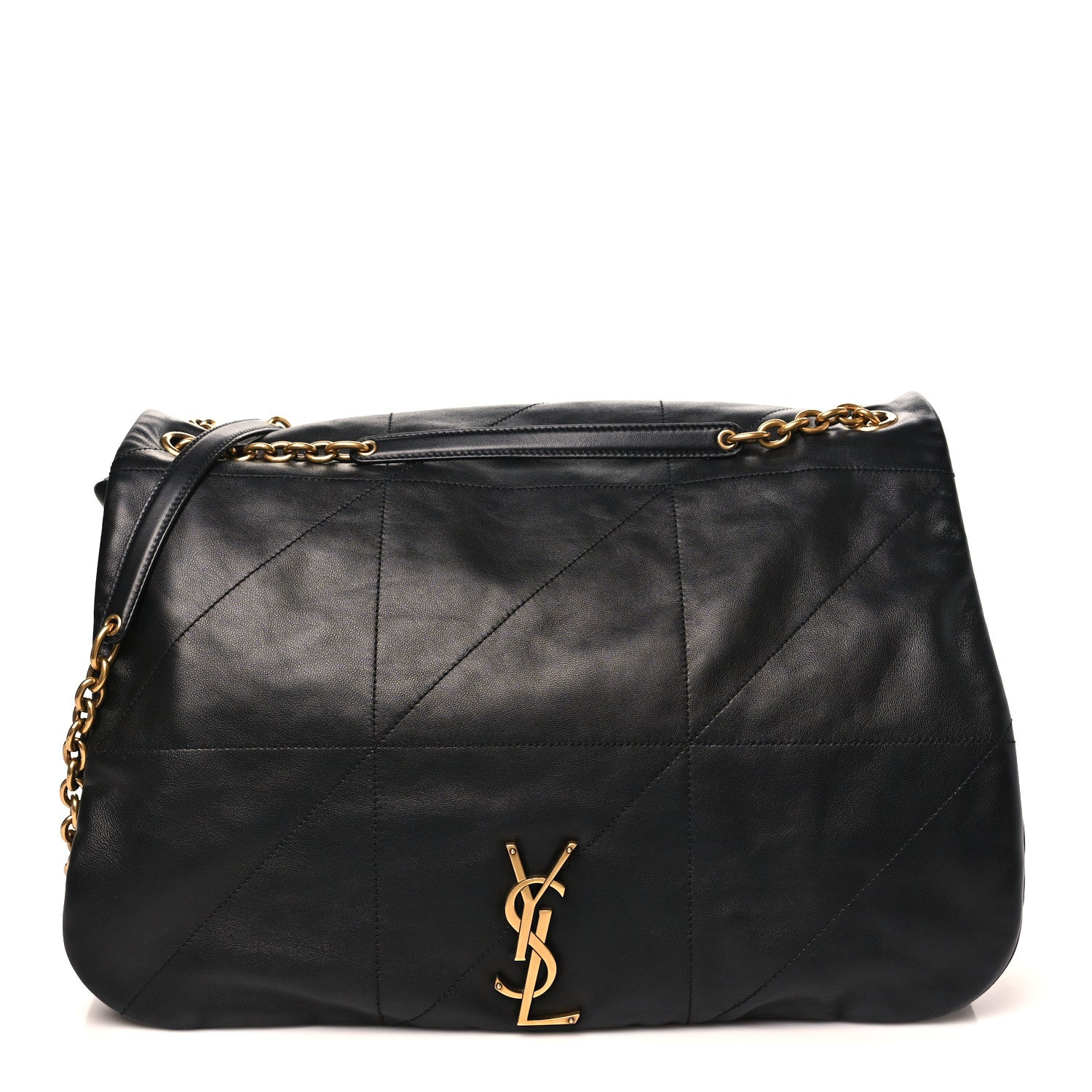 Saint Laurent Lambskin Matelasse Monogram Large Jamie 4.3 Black 1 of 10