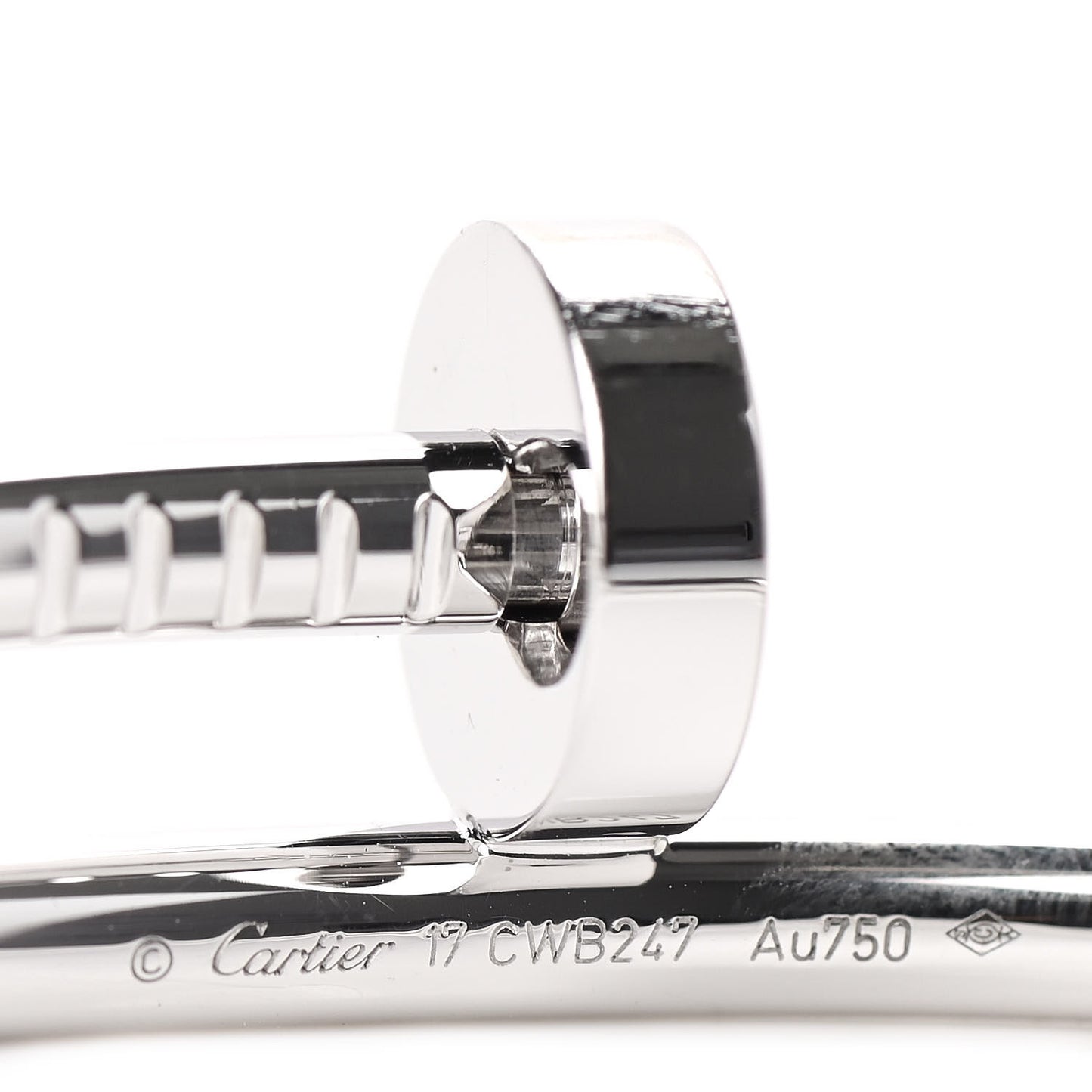 18K White Gold Juste Un Clou Bracelet 17