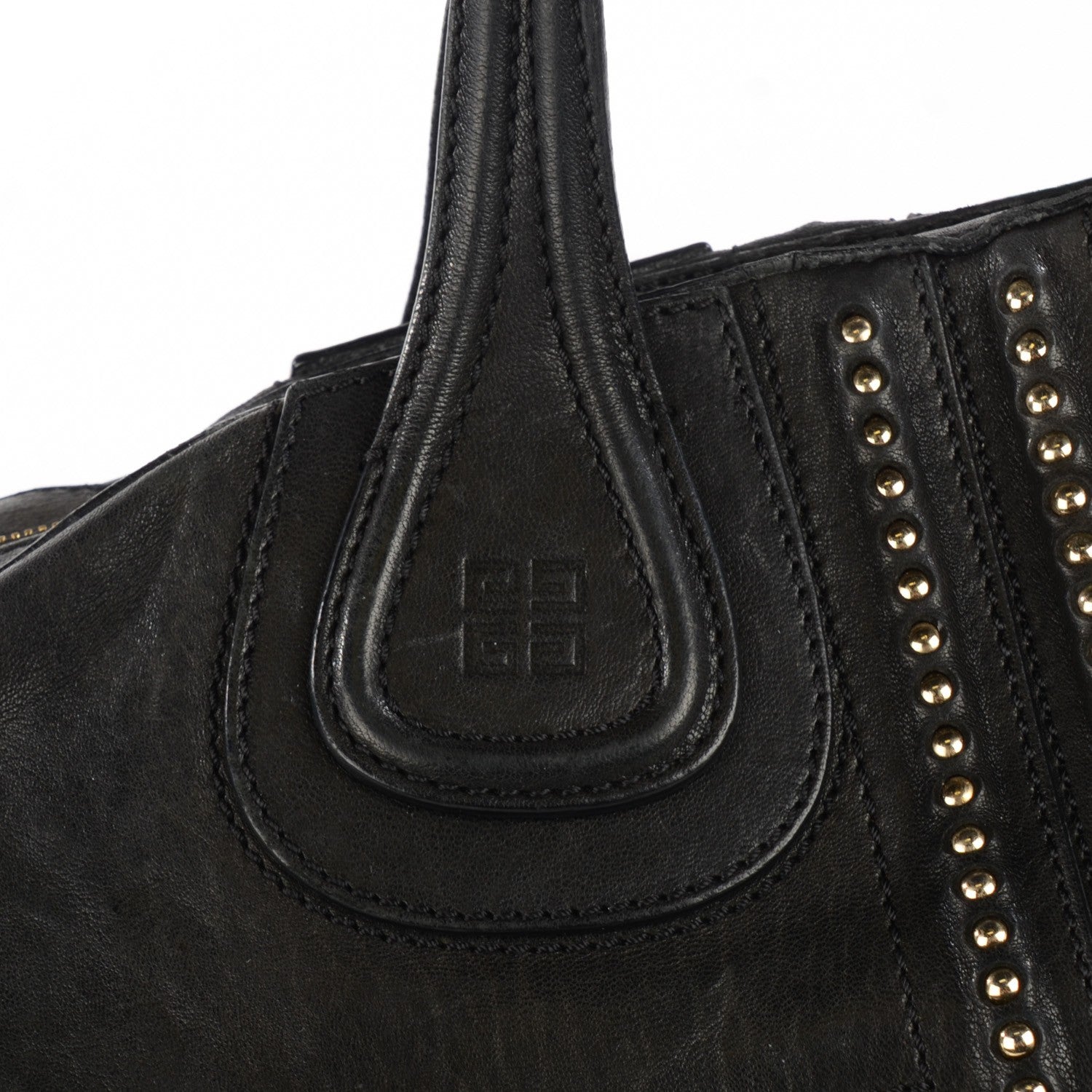 Givenchy Lambskin Studded Medium Nightingale Black 10 of 10