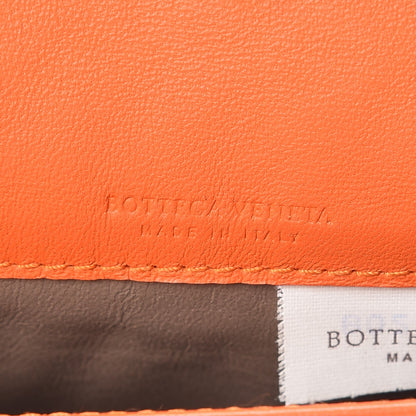 Bottega Veneta Nappa Intrecciato Card Holder Tangerine 6 of 12
