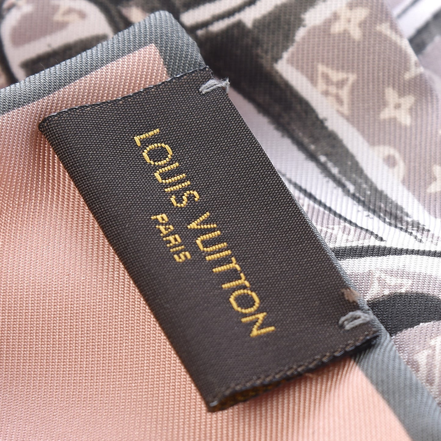 Silk Monogram Trunks Bandeau Rose Poudre