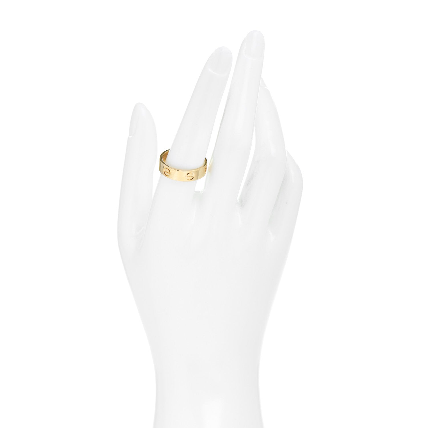 Cartier 18K Yellow Gold 5.5mm LOVE Ring 58 8.5 2 of 4
