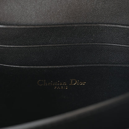 Christian Dior Tweed Macrocannage Mini Miss Caro Bag Black White 6 of 12