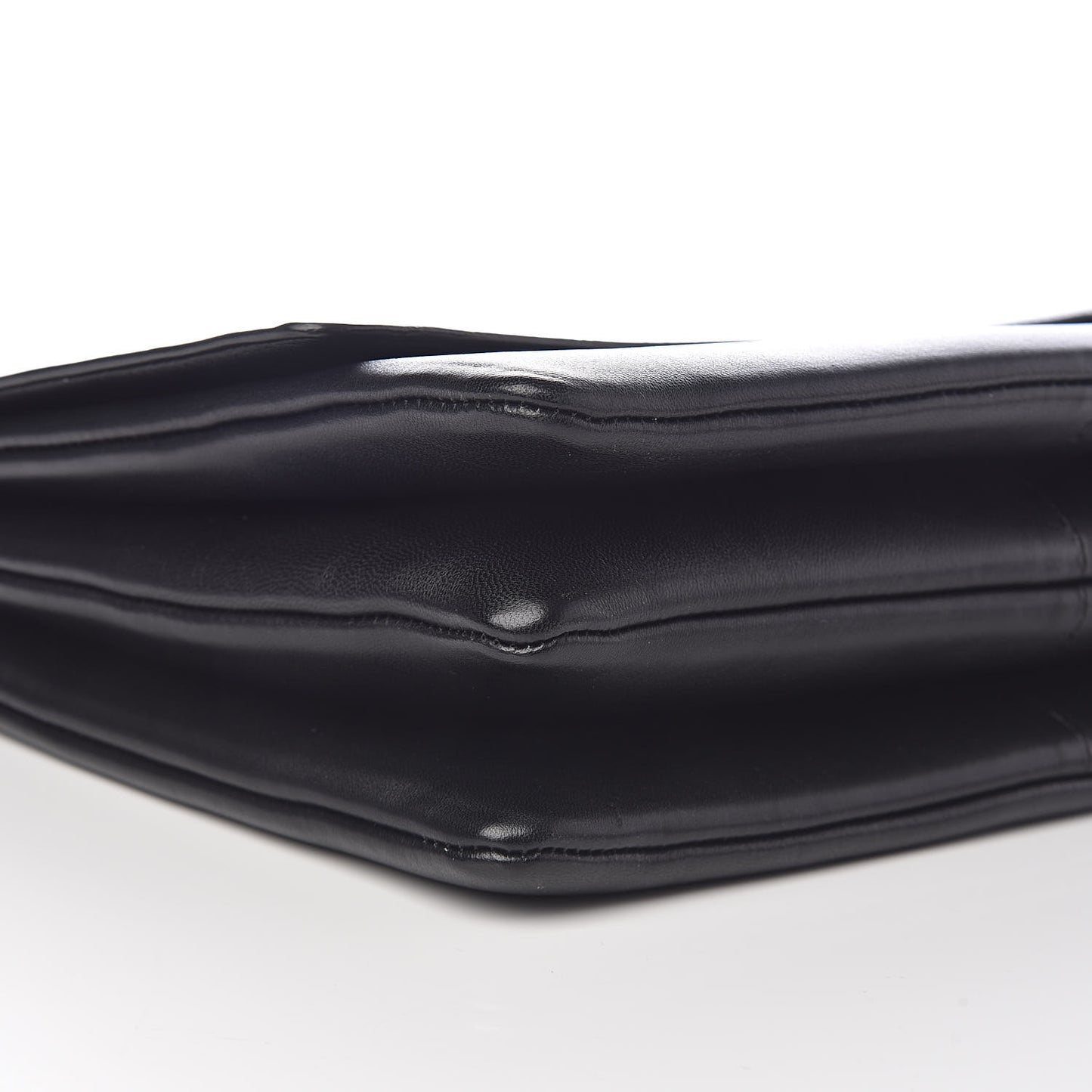 Calfskin Coin Flap Bag Black