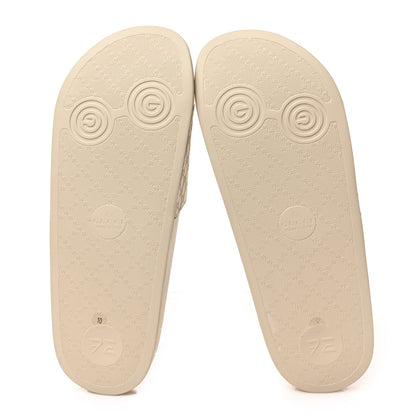 Gucci Microguccissima Mens Slide Sandals 10 Ivory 5 of 7