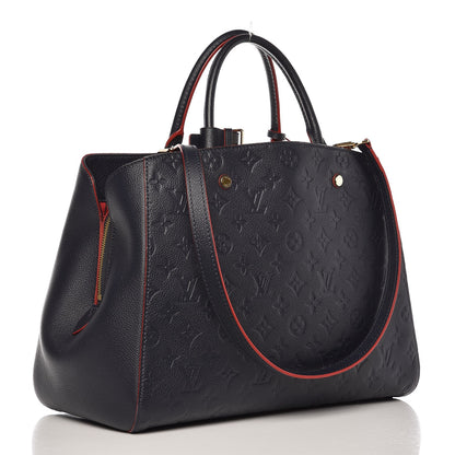 Louis Vuitton Empreinte Montaigne GM Marine Rouge 4 of 6