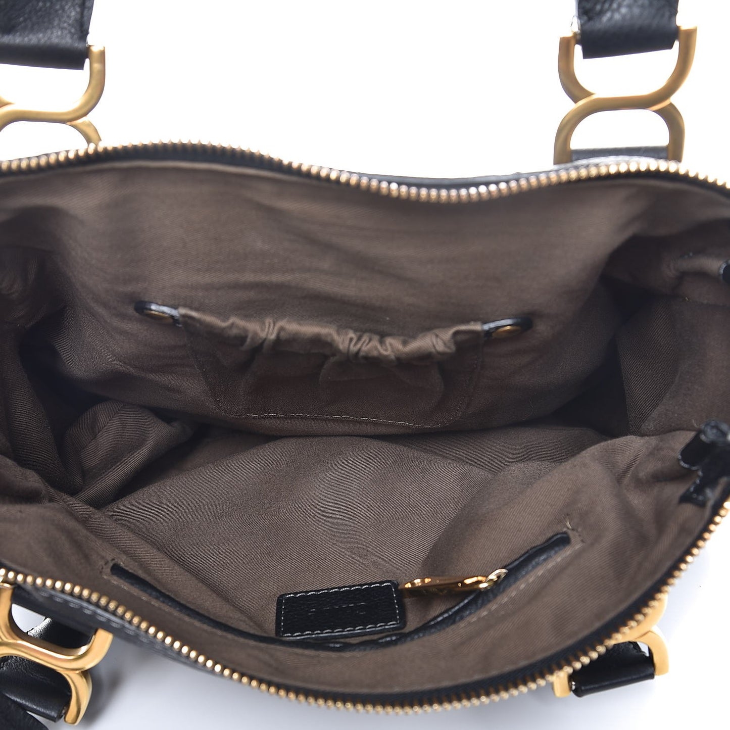 Calfskin Medium Marcie Satchel Black