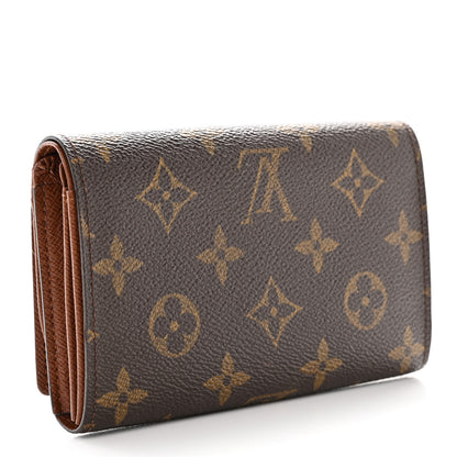 Louis Vuitton Monogram Porte-Monnaie Tresor Wallet 3 of 14