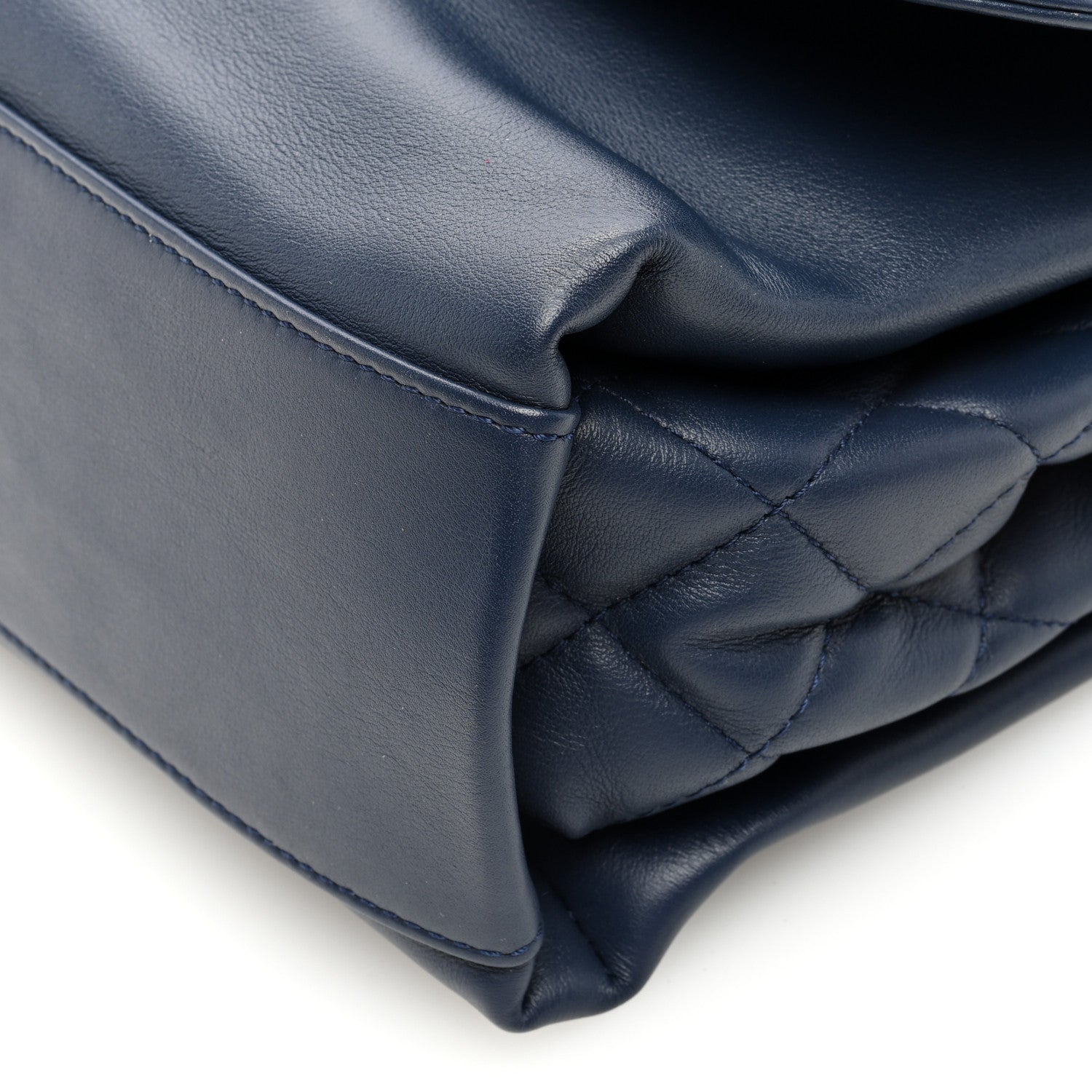 Chanel Calfskin Jumbo Tramezzo Flap Navy 10 of 10