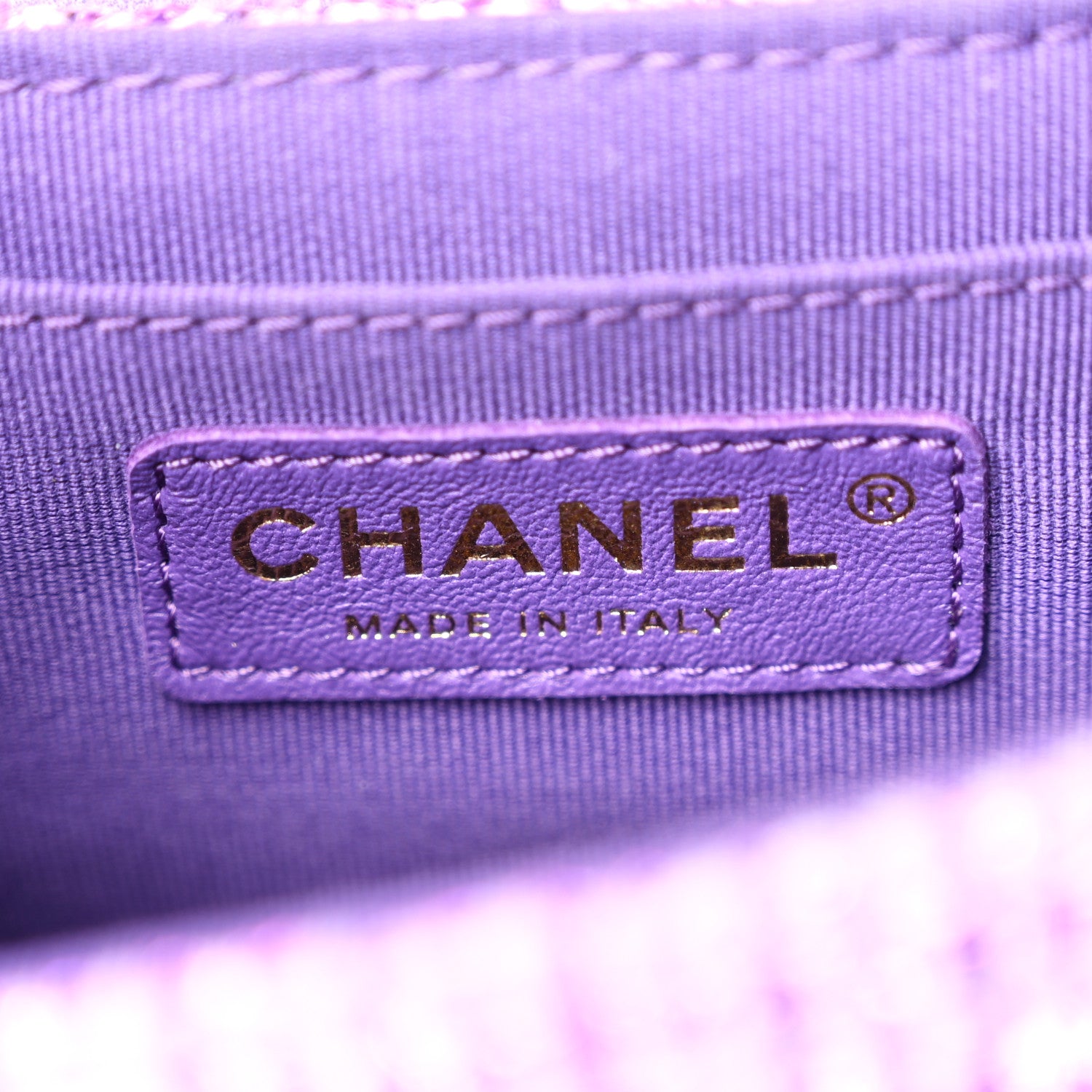 Chanel Tweed Sequin Quilted Baywatch Top Handle Flap Purple 6 of 12