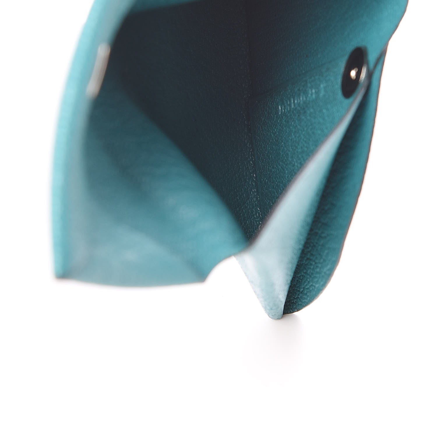 Hermes Chevre Mysore Bastia Coin Purse Bleu Paon 5 of 10