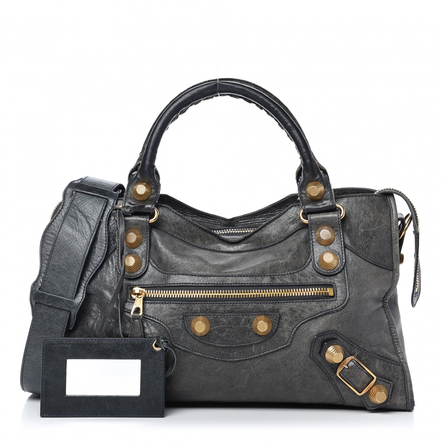 Balenciaga Agneau Giant 21 Gold Hardware City Anthracite 1 of 16