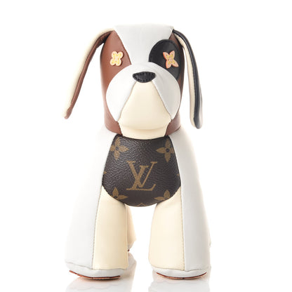 Louis Vuitton Calfskin Monogram Doudou Oscar Dog Beige 2 of 5