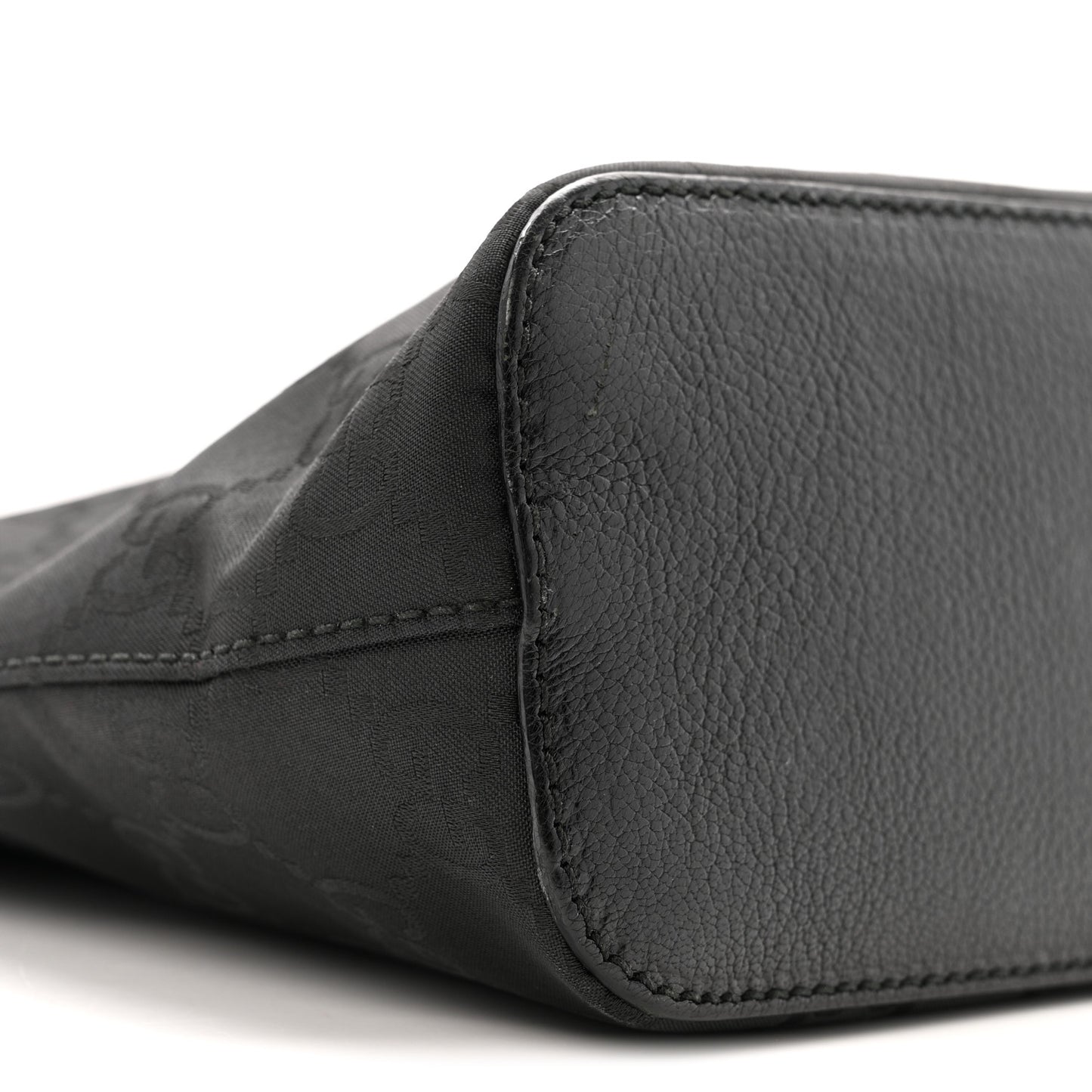 Nylon Monogram Small Hobo Black