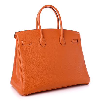 Hermes Togo Birkin 35 Orange 3 of 15