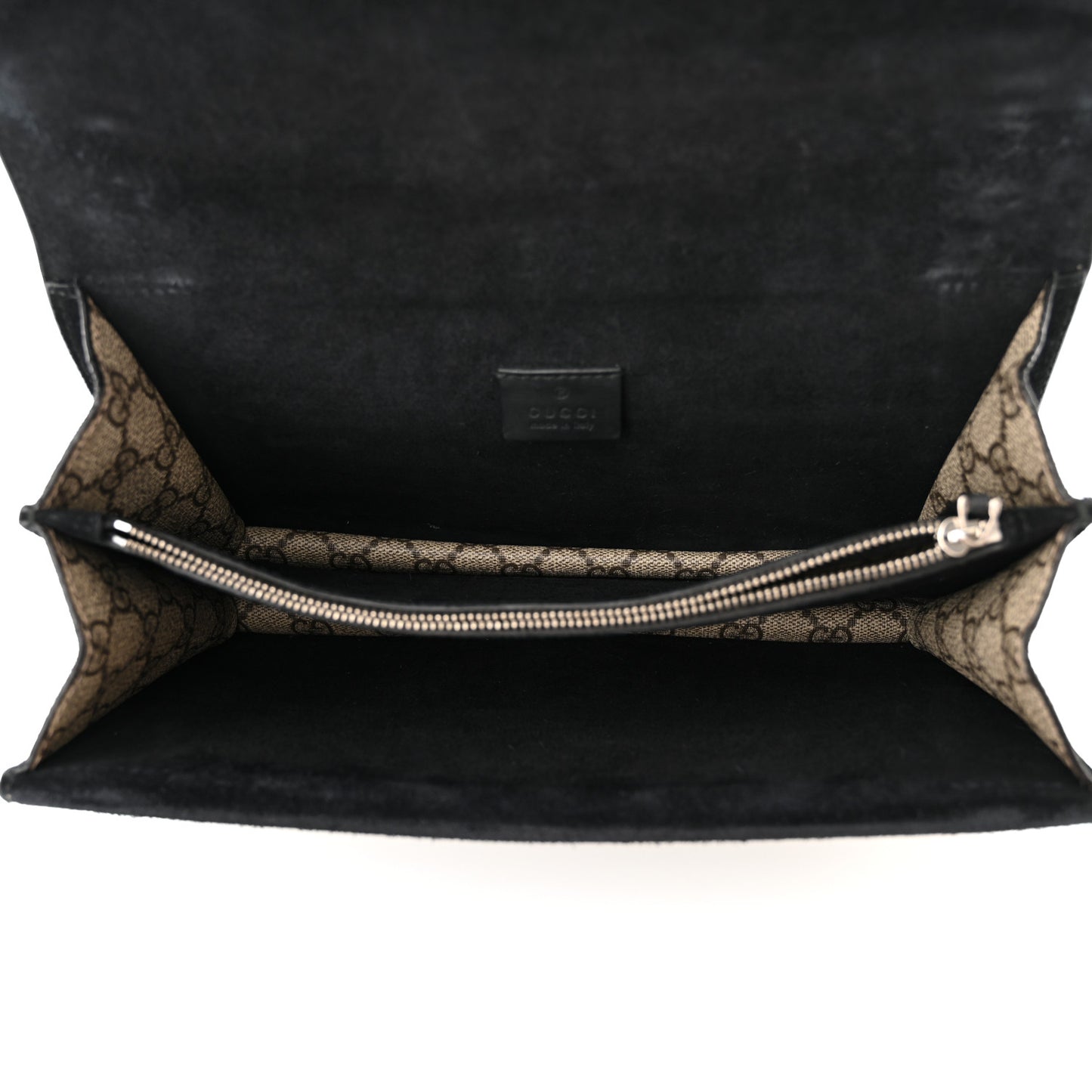 GG Supreme Monogram Crystal Small Dionysus Shoulder Bag Black