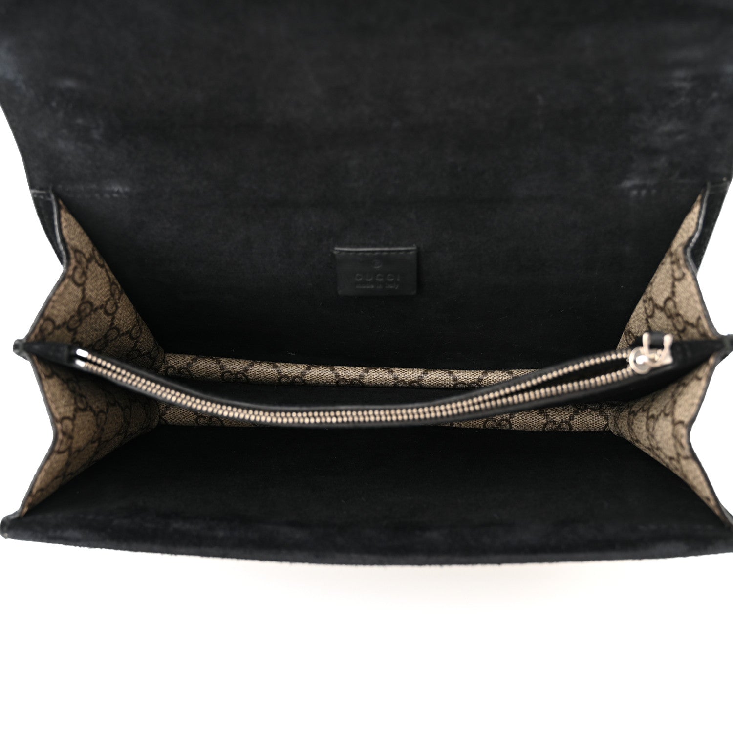 Gucci GG Supreme Monogram Crystal Small Dionysus Shoulder Bag Black 5 of 13