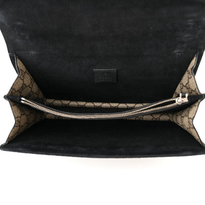 Gucci GG Supreme Monogram Crystal Small Dionysus Shoulder Bag Black 5 of 13