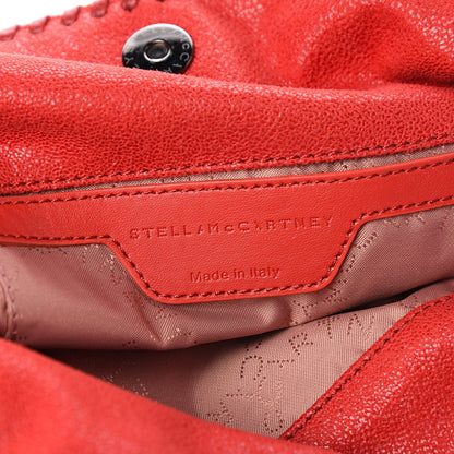 Stella McCartney Shaggy Deer Mini Falabella Fold Over Cherry 6 of 9