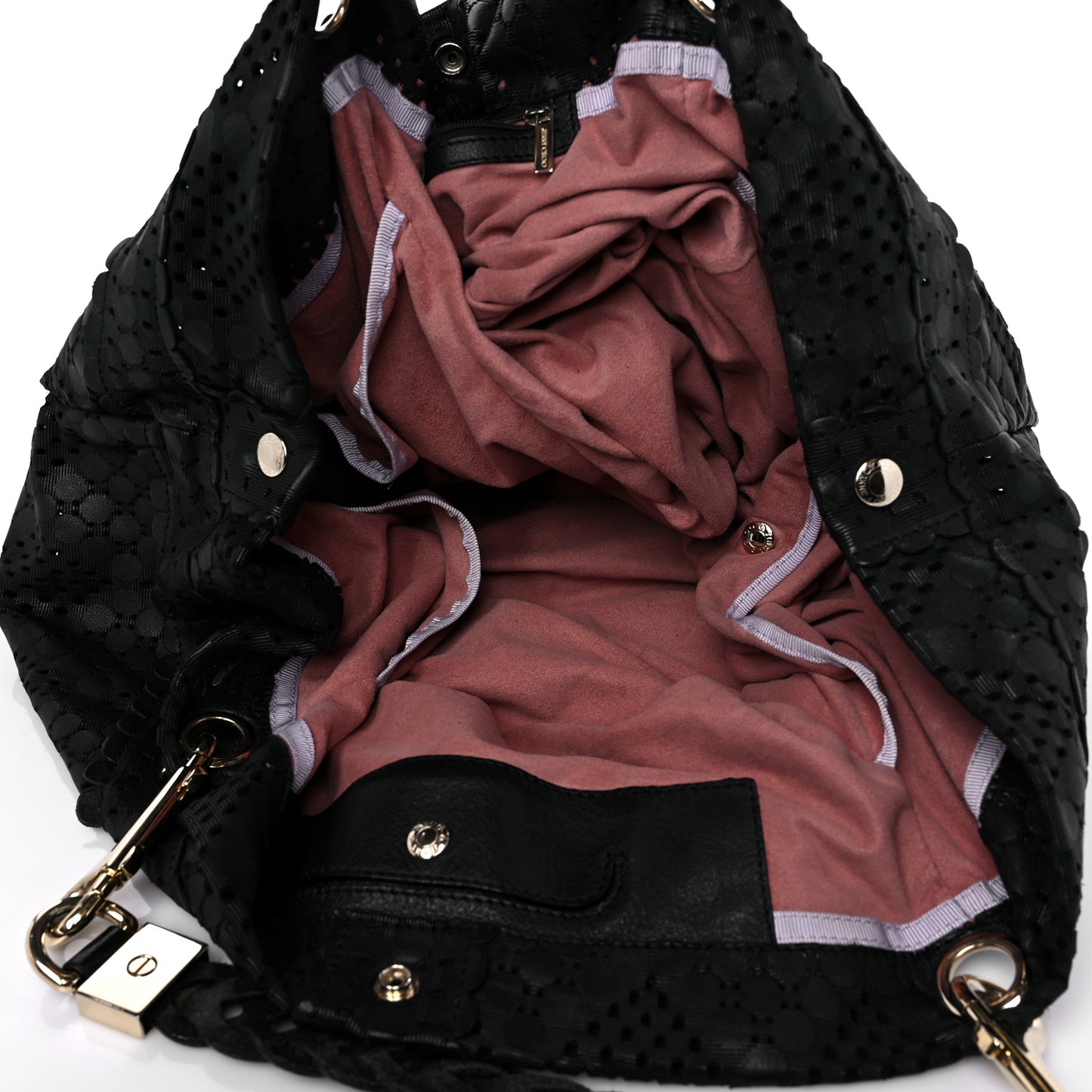 Calfskin Laser Cut Black