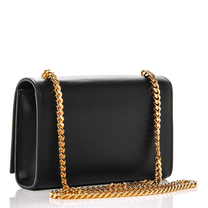 Saint Laurent Calfskin Small Classic Monogram Kate Tassel Satchel Black 3 of 6