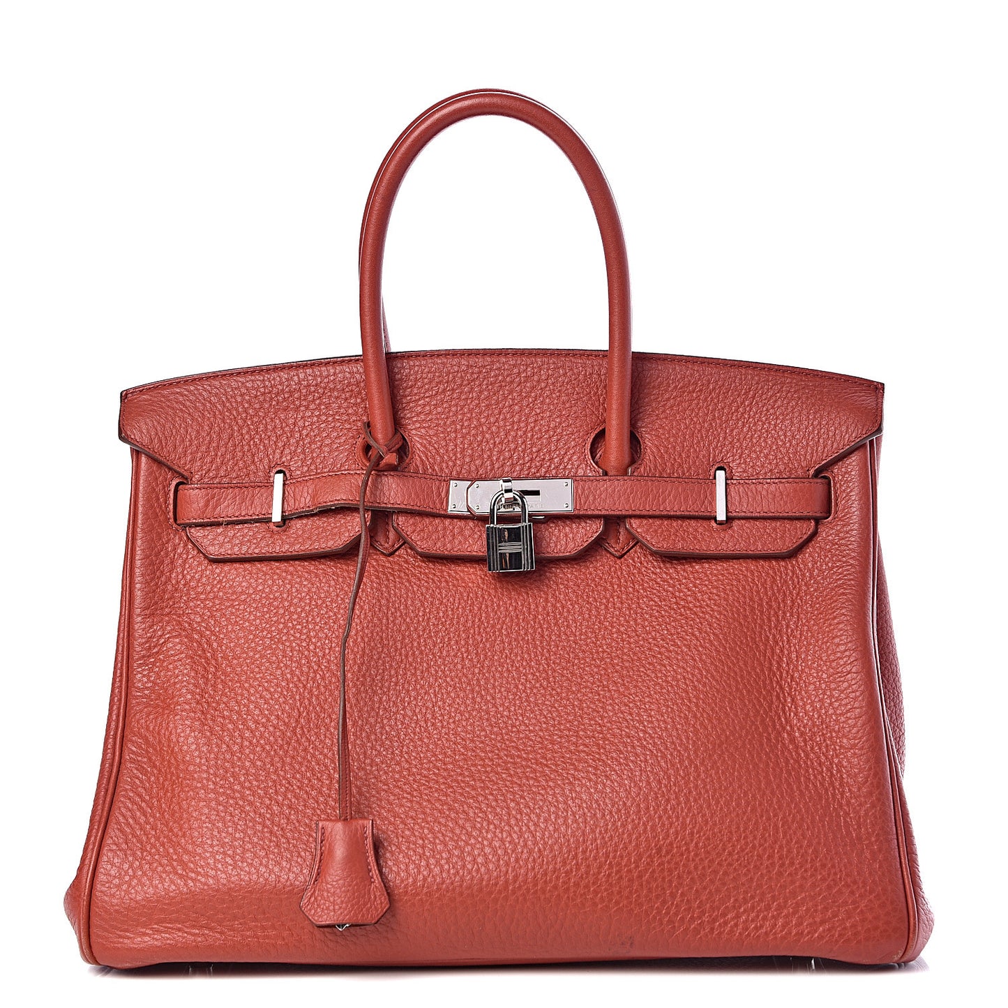 Taurillon Clemence Birkin 35 Rouge Venetian