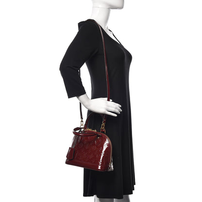 Louis Vuitton Vernis Alma BB Griotte 1 of 10