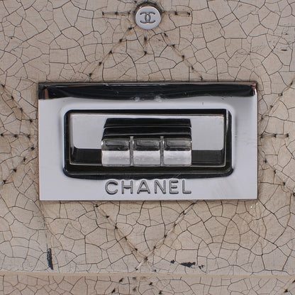 Chanel Glazed Crackled Calfskin Studded Mademoiselle Flap 8 of 8