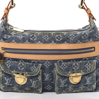 Louis Vuitton Monogram Denim Baggy PM Blue 11 of 11