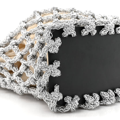 3.1 Phillip Lim Metallic Faux Leather Macrame Mini Sac Bag Silver 11 of 11