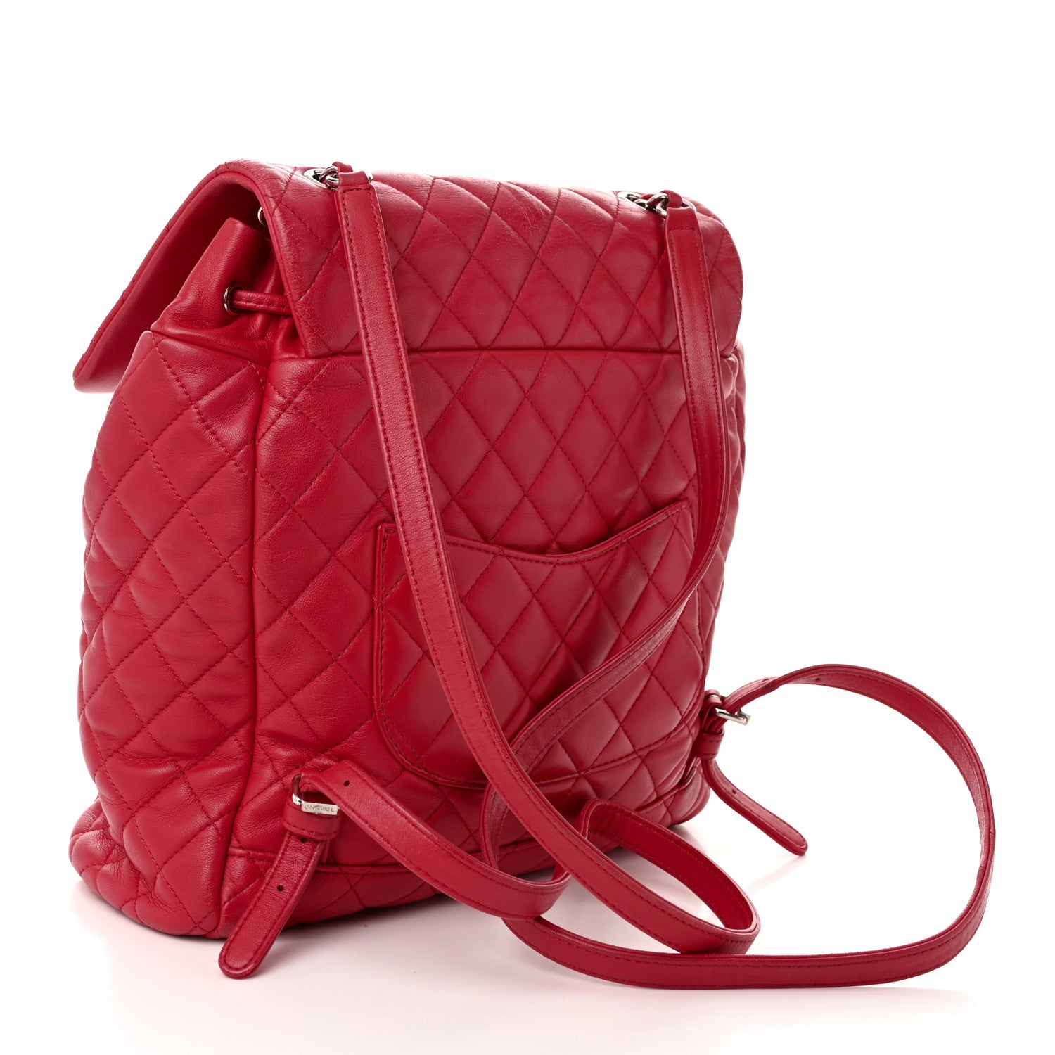 Chanel Lambskin Quilted Large Urban Spirit Backpack Red 3 of 10