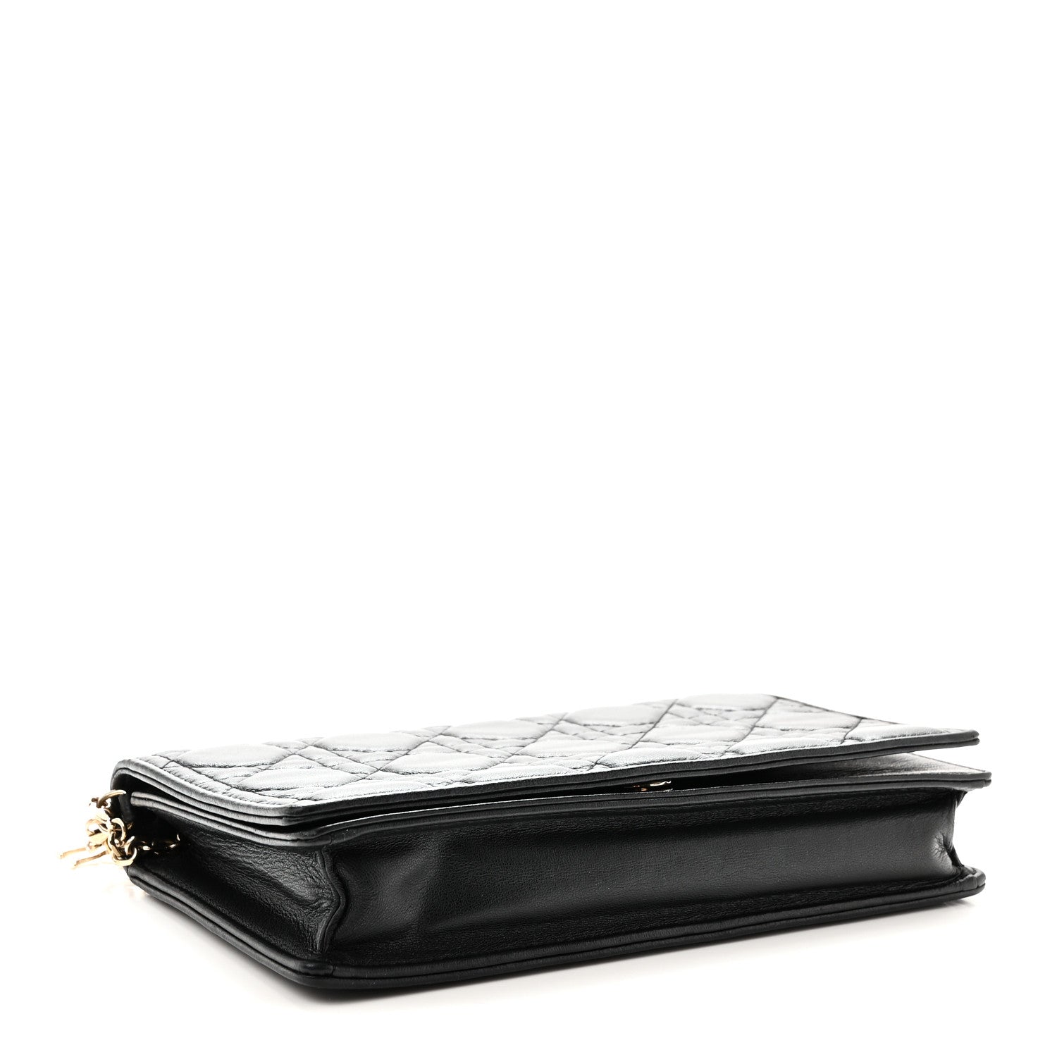 Christian Dior Lambskin Cannage Lady Dior Pouch Black 5 of 11