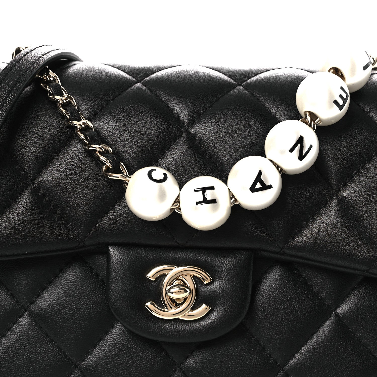 Chanel Lambskin Quilted Small My Precious Flap Black 8 of 11