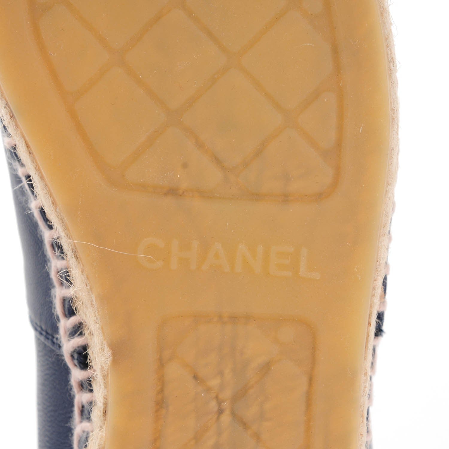 Chanel Lambskin CC Espadrilles 35 Dark Navy 7 of 9