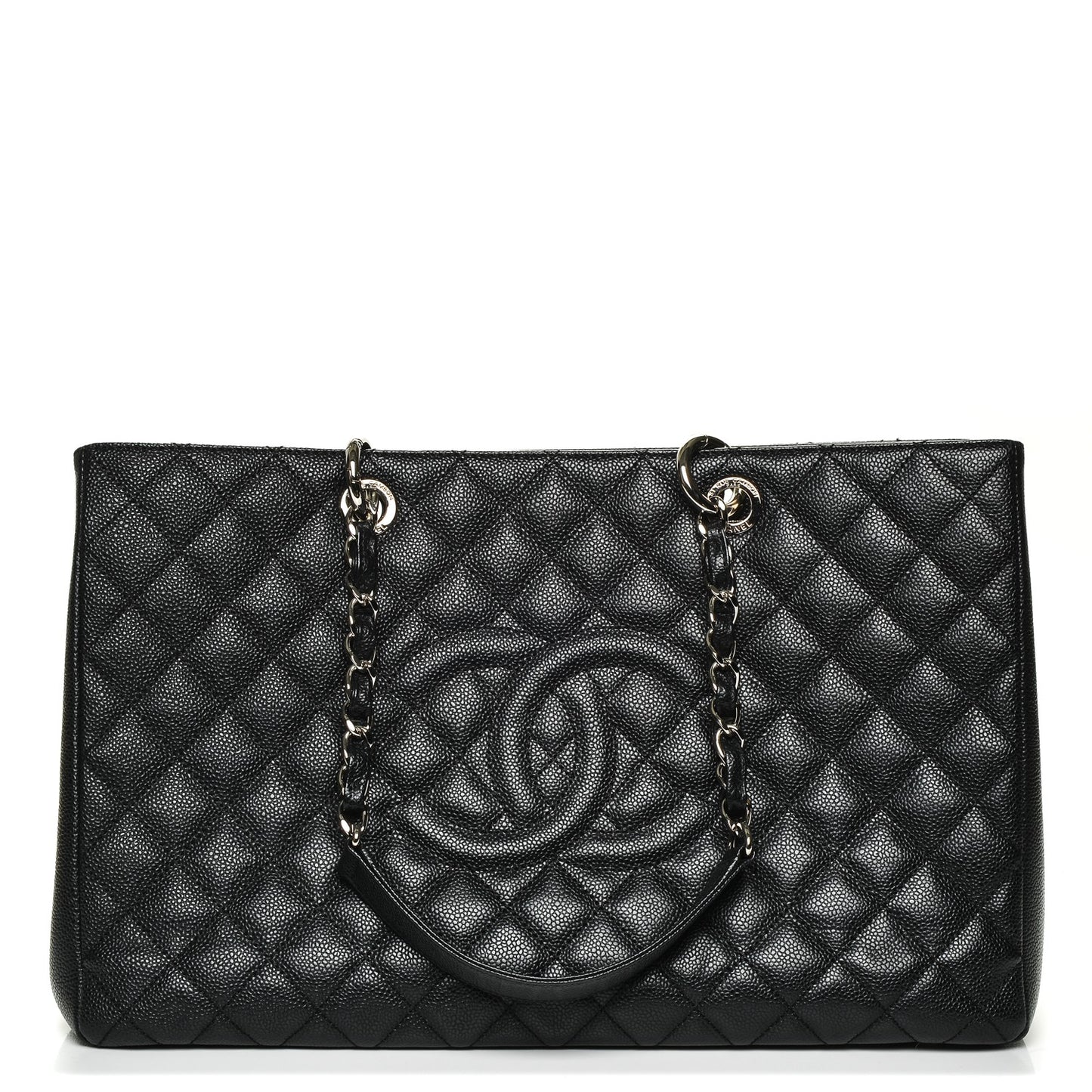 Caviar Quilted XL Grand Shopping Tote GST Black