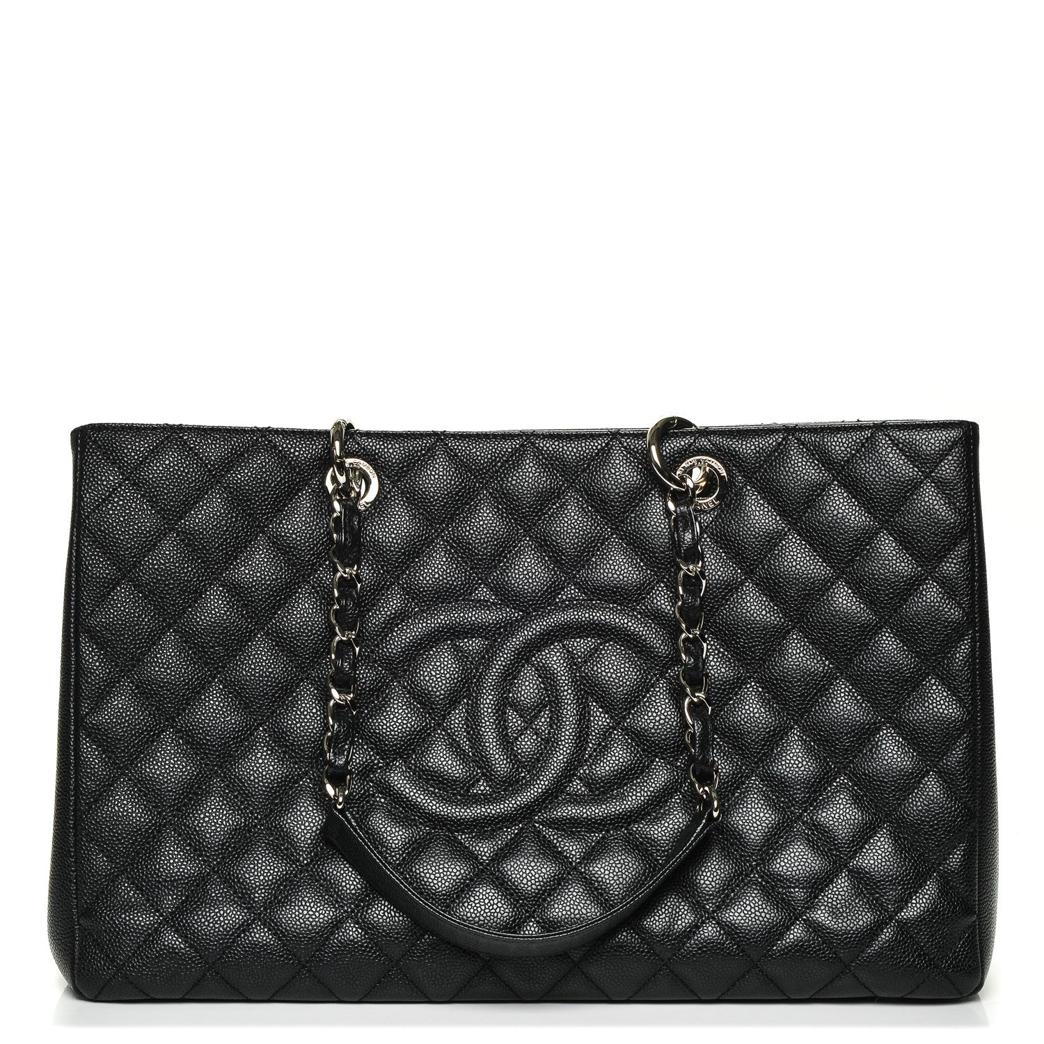 Chanel Caviar Quilted XL Grand Shopping Tote GST Black 1 of 8