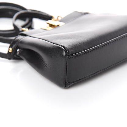 Fendi Nappa Micro Peekaboo Iconic Satchel Black 7 of 8