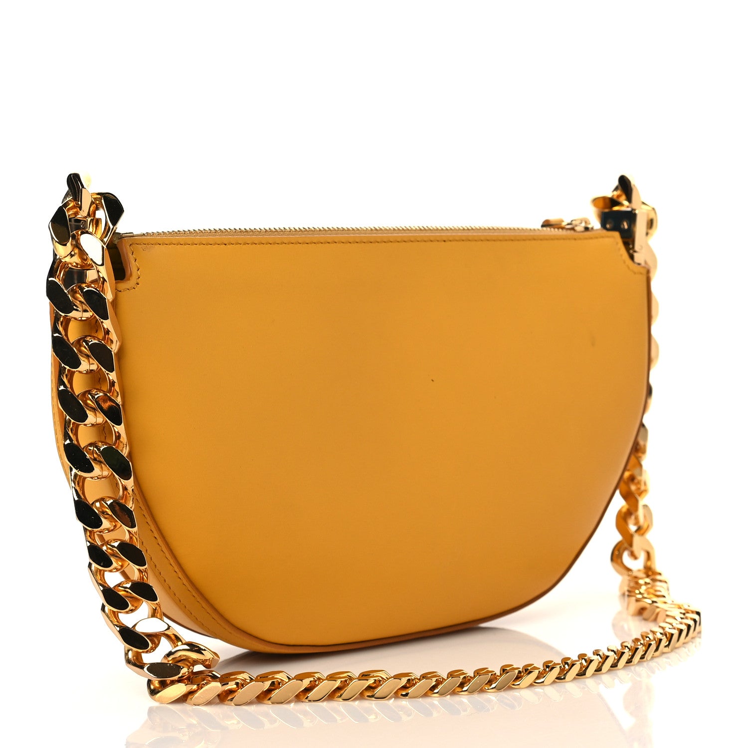 Burberry Calfskin Small Olympia Chain Shoulder Bag Marigold 3 of 10