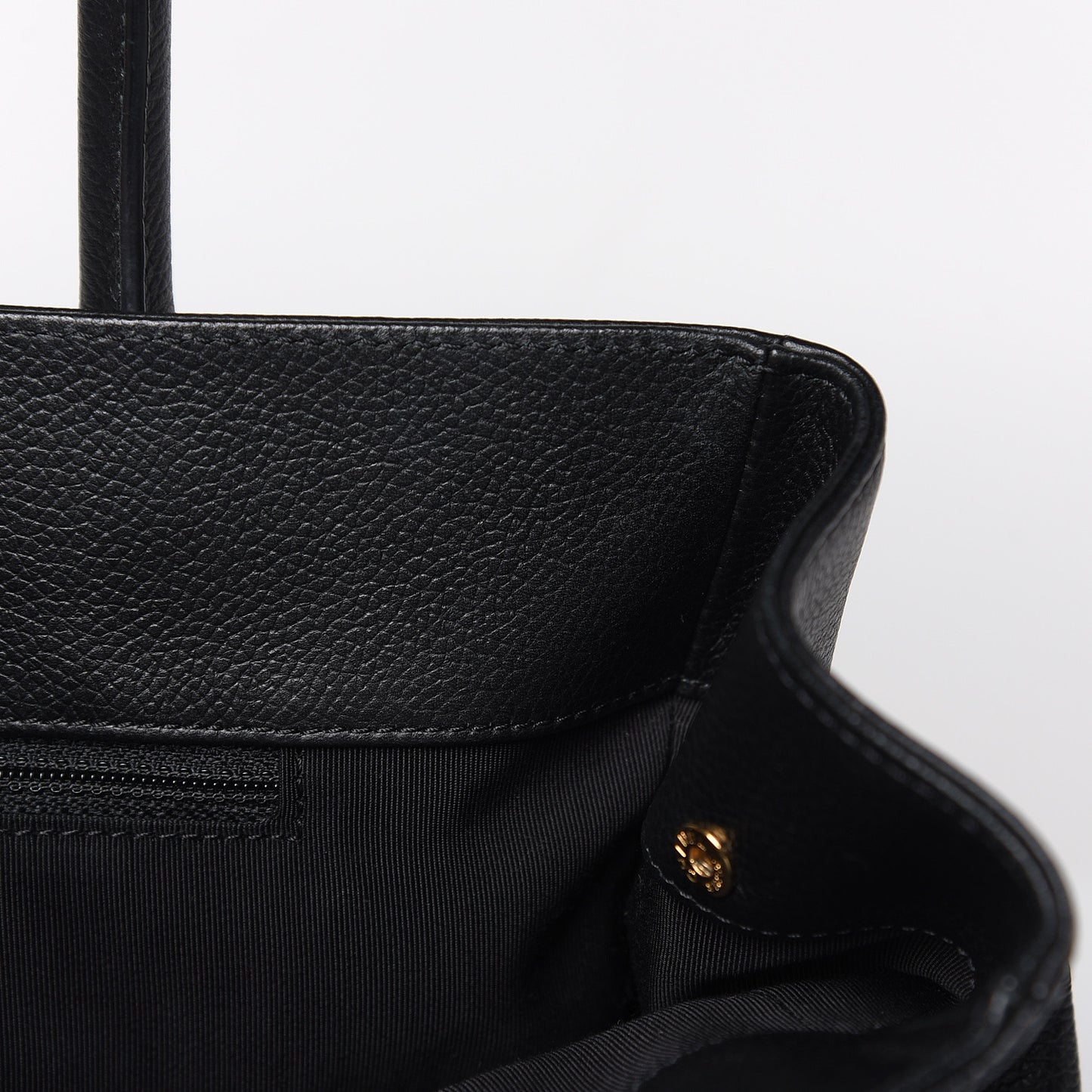 Calfskin Small Cerf Executive Shopper Tote Black