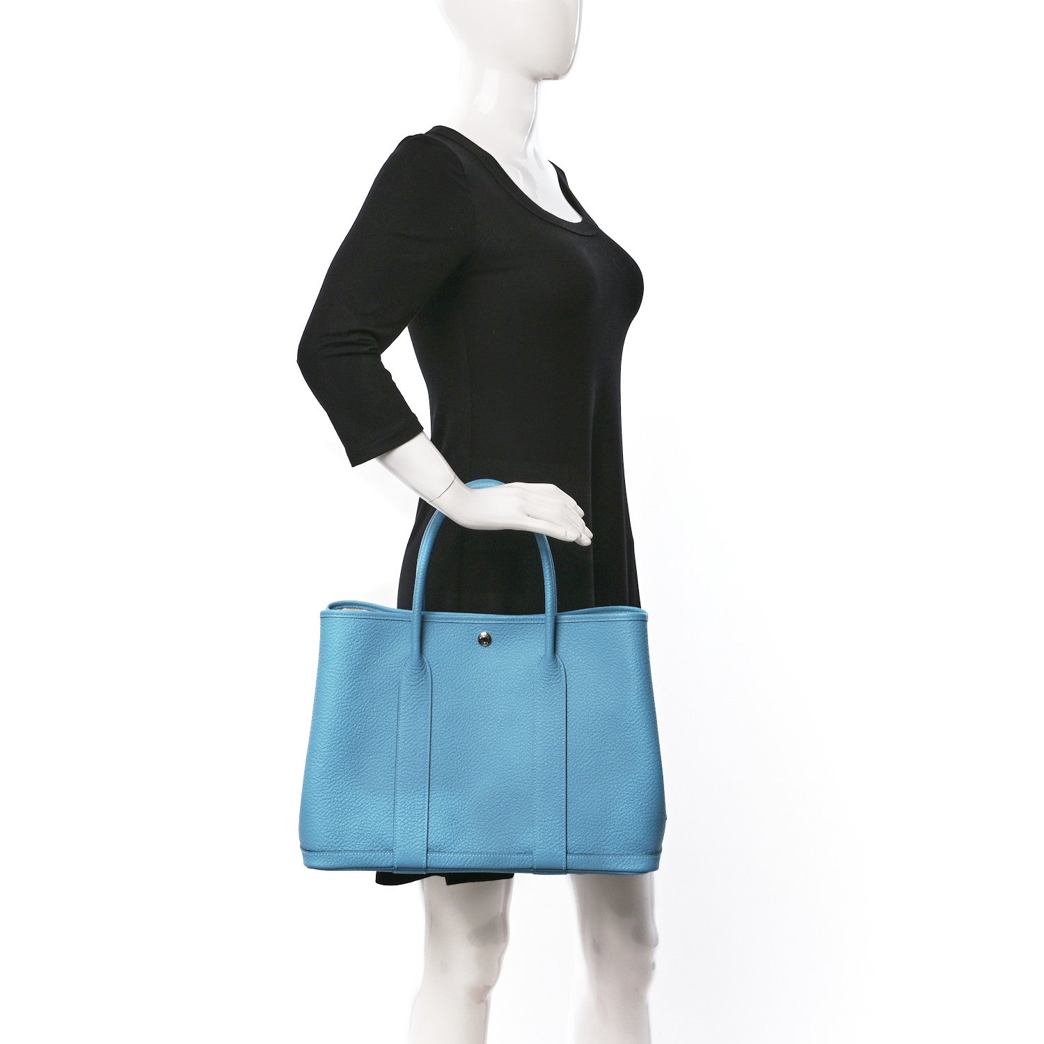 Hermes Vache Country Garden Party 36 MM Bleu du Nord 2 of 10