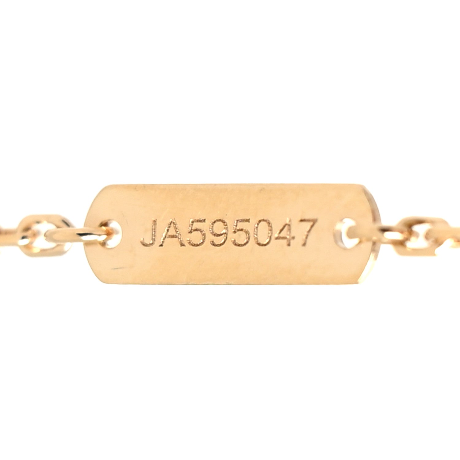 Van Cleef & Arpels 18K Yellow Gold Diamond Vintage Alhambra Pendant Necklace 6 of 7