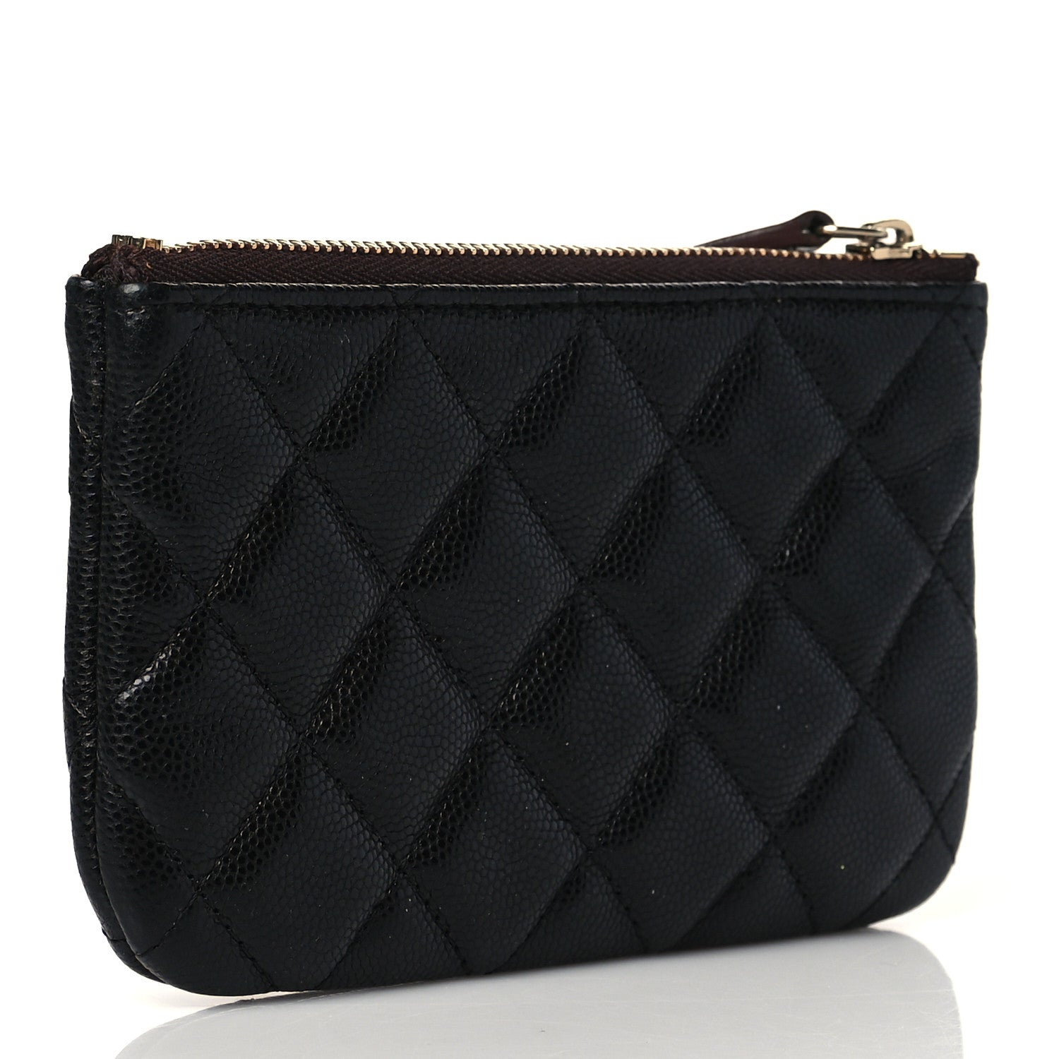 Chanel Caviar Quilted Small Cosmetic Case Black 3 of 8