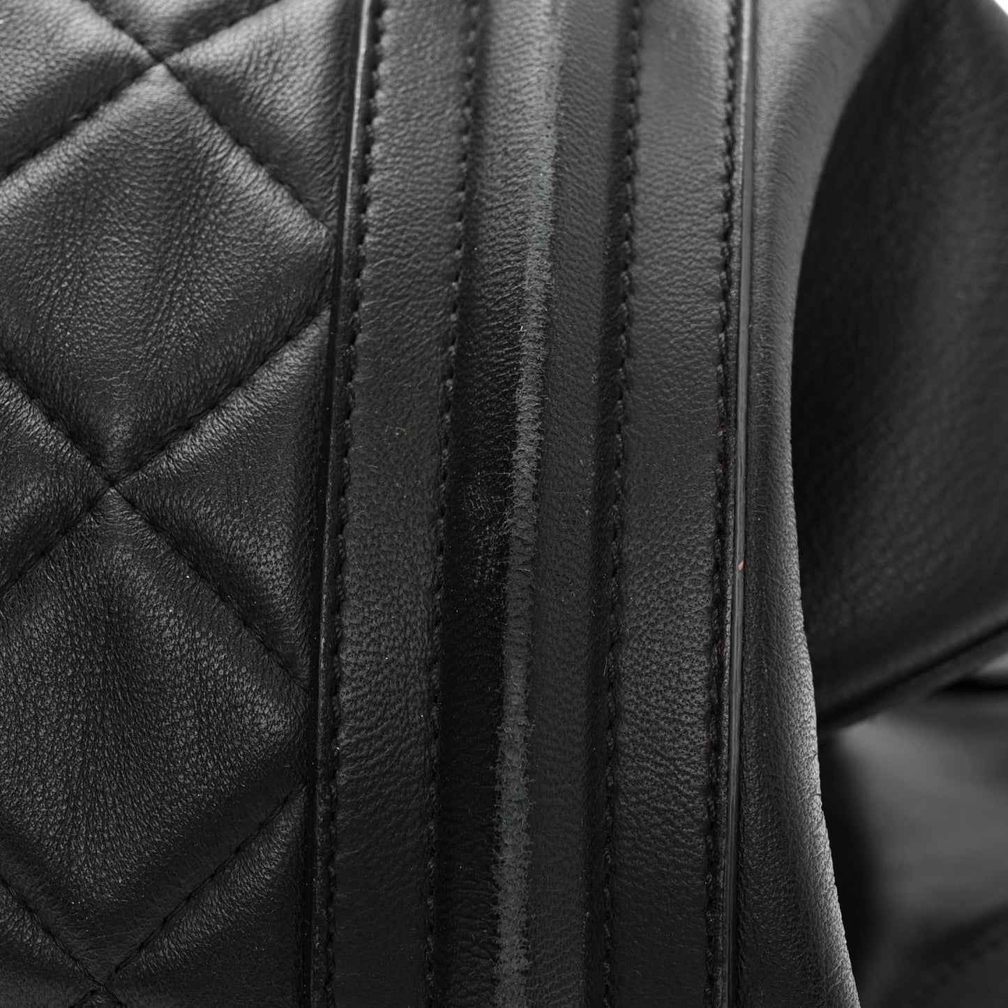 Lambskin Quilted Medium Lucrezia Black