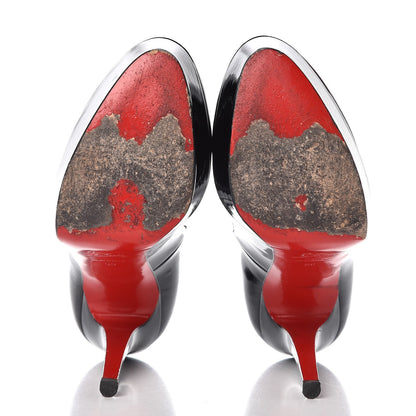Christian Louboutin Patent Bianca 140 Pumps 38 Black 7 of 13