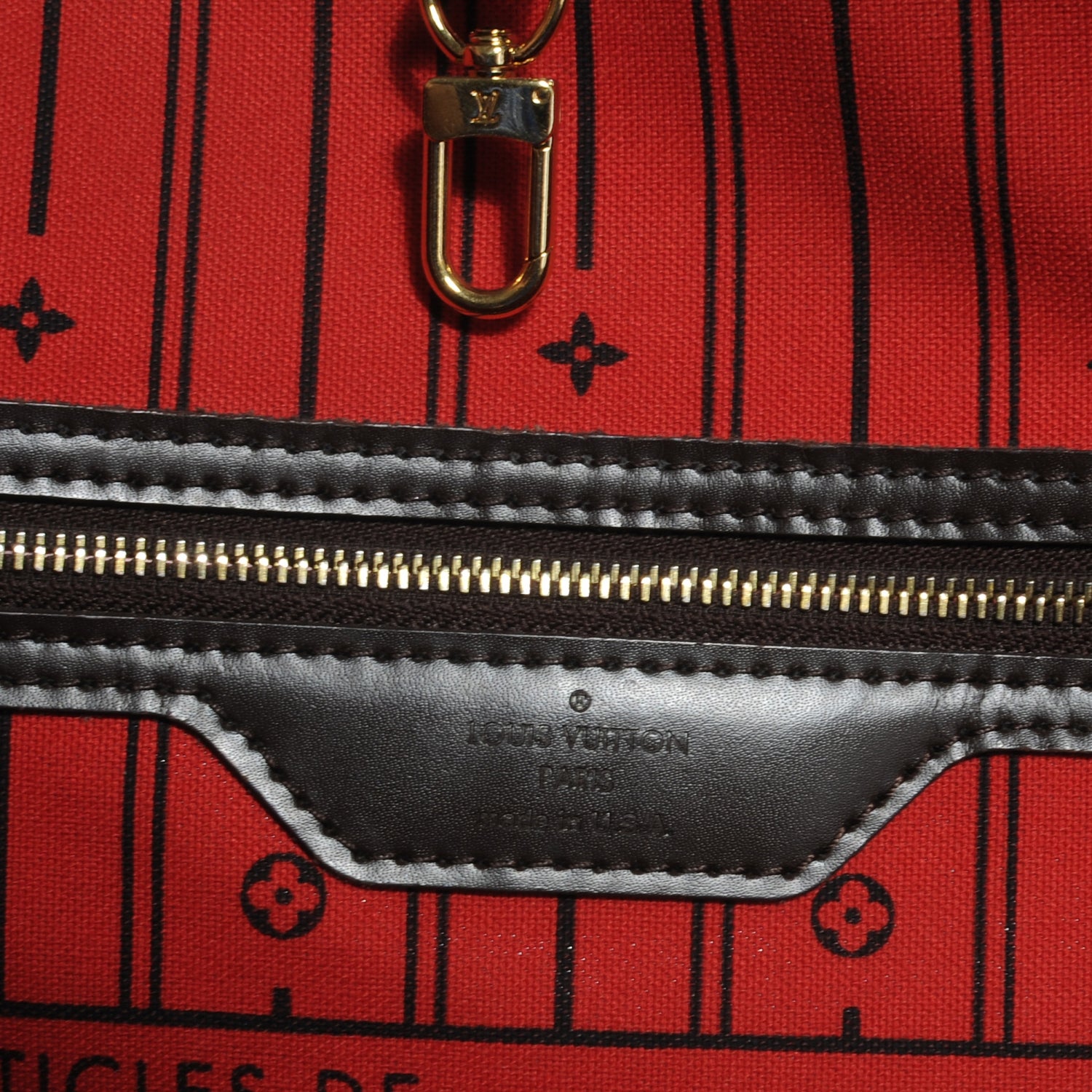Louis Vuitton Damier Ebene Neverfull MM 6 of 7